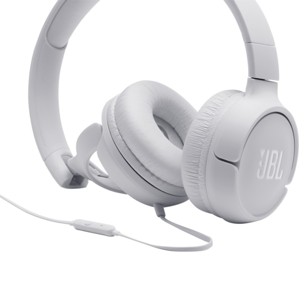 JBL TUNE 500 žične slišalke bele - Image 3