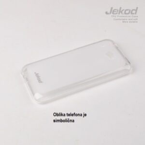 JEKOD silikonski ovitek HTC ONE 2 M8 prozoren TPU/T + zaščitna folija