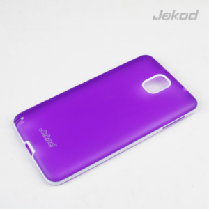 JEKOD silikonski ovitek Samsung Galaxy Note 3 N9000 TPU/T vijola z okvirjem + Zaščitna folija