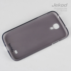JEKOD silikonski ovitek Samsung Galaxy S4 i9500 prozorno črn TPU/TB + Zaščitna folija