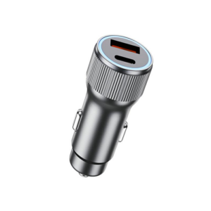 Jellico avtopolnilec MQC-71 adapter USB in Type C PD 38W 3,0 QC - srebrn