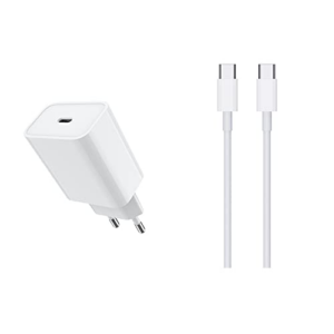 JELLICO Hišni polnilec C35 (Quick Charge) 25W vhod Type-C s Type-C podatkovnim kablom - EU Blister- bel