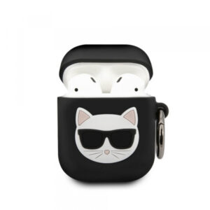 KARL LAGERFELD AirPods in AirPods 2 Case - black Choupette - KLACA2SILCHBK