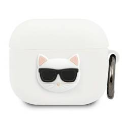 KARL LAGERFELD AirPods 3 Case - white Choupette - KLACA3SILCHWH