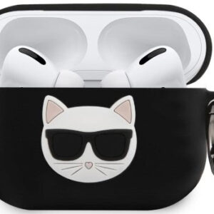 KARL LAGERFELD AirPods Pro Case - black Choupette - KLACAPSILCHBK