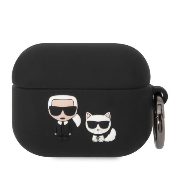 KARL LAGERFELD AirPods Pro Case -Full Bodies - črna - KLACAPSILKCK