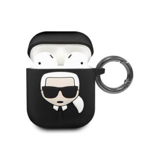 KARL LAGERFELD AirPods in AirPods 2 Case - black Karl s Head - KLACCSILKHBK