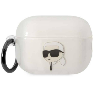 KARL LAGERFELD AirPods Pro 2 - Karl - prozoren ovitek - KLAP2HNCHTCT