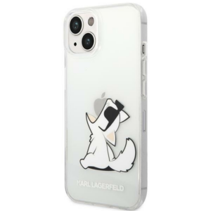Originalen KARL LAGERFELD ovitek iPhone 14 6.1 - Choupette Fun -  prozoren ovitek - KLHCP14SCFNRC