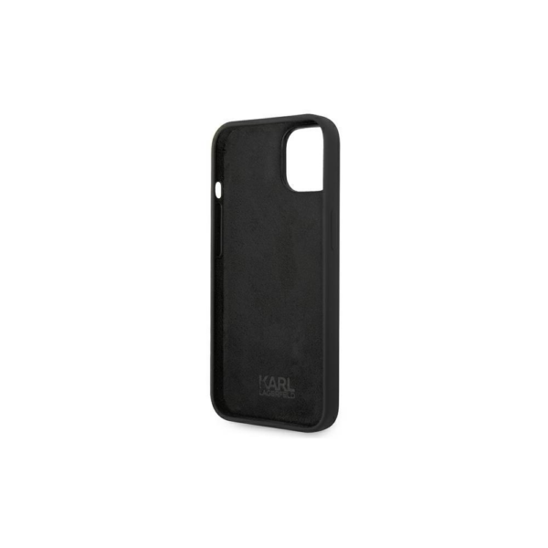 Originalen KARL LAGERFELD ovitek iPhone 14 6.1  - Choupette Body - črn silikonska zaščita - KLHCP14SSLCTBK - Image 3
