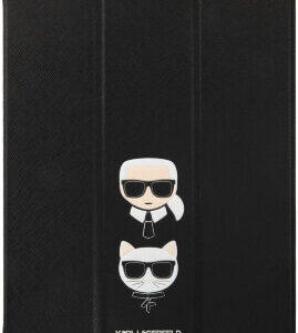 Originalen KARL LAGERFELD ovitek iPad Pro 11 2020 / 2021 11 inch - Heads - knjiga črna - KLFC11OKCK