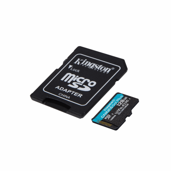 Kingston SPOMINSKA KARTICA 128GB 4K microSD (2v1 MICRO-SDXC ) 200MB/s - Image 4