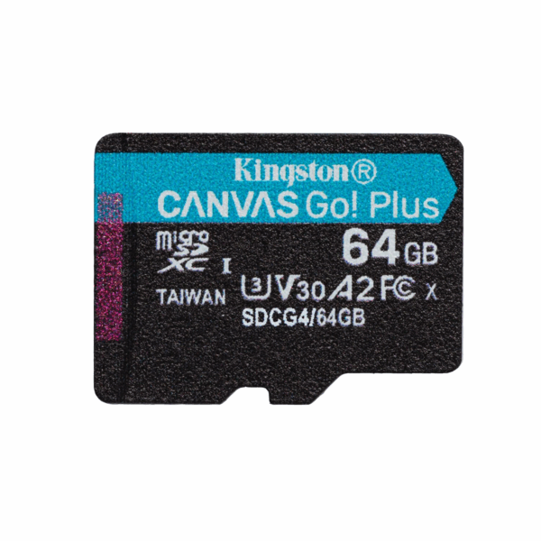 Kingston SPOMINSKA KARTICA 64GB 4K microSD (2v1 MICRO-SDXC ) 200MB/s - Image 2