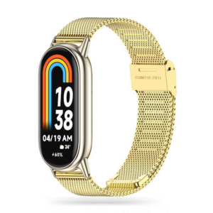 Kovinski pašček za uro Xiaomi Mi Band 8 - zlat