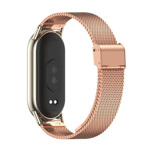 Kovinski pašček za uro Xiaomi Mi Band 8 - roza - Image 2