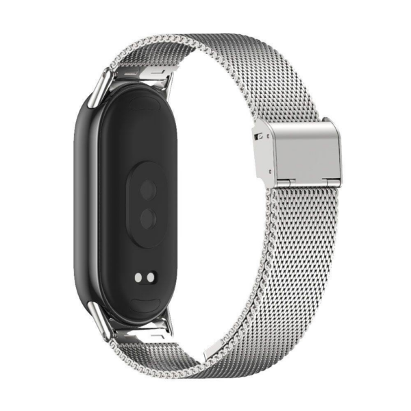 Kovinski pašček za uro Xiaomi Mi Band 8 - srebrna - Image 2