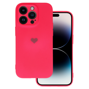 Liquid silikonski ovitek Love za iPhone 13 6.1  - pink