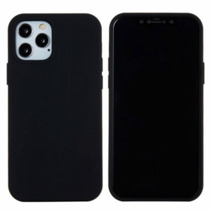 Liquid silikonski ovitek za iPhone 14 Pro - črn