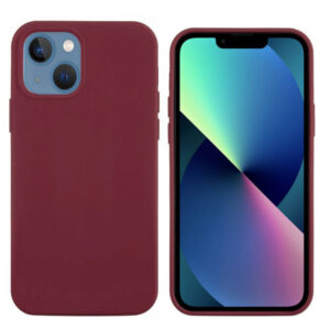 Liquid silikonski ovitek za iPhone 13 6.1 - bordo rdeč