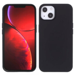 Liquid silikonski ovitek za iPhone 13 Mini - črn
