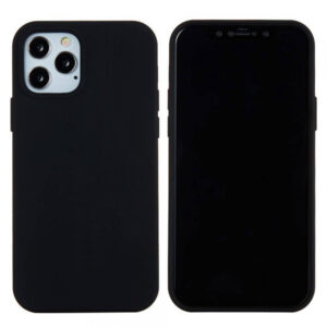 Liquid silikonski ovitek za iPhone 13 Pro - črn