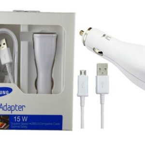SAMSUNG EP-LN915UCWE AVTOPOLNILEC 15W s kablom Micro USB Original EU-Blister