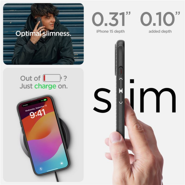Spigen Mag Armor MagSafe silikonski ovitek za iPhone 15 Plus 6.7 - Image 13