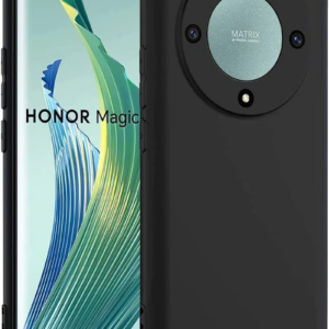 Silikonski ovitek za Honor Magis 5 Lite - mat liquid črn