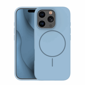 Mat Liquid silikonski ovitek z MagSafe za iPhone 17 Pro Max - svetlo moder