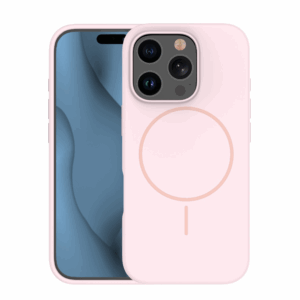Mat Liquid silikonski ovitek z MagSafe za iPhone 17 Pro - roza