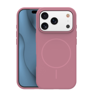 Mat Liquid silikonski ovitek z MagSafe za iPhone 17 Pro / iPhone 18 Pro - Blush