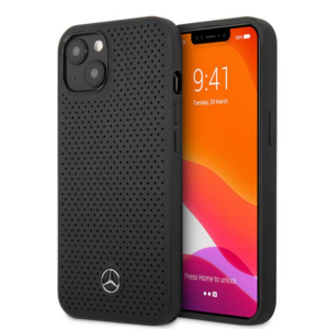 Mercedez-Benz ovitek MEHCP13MDELBK ovitek za iPhone 13 6.1 - usnjen črn