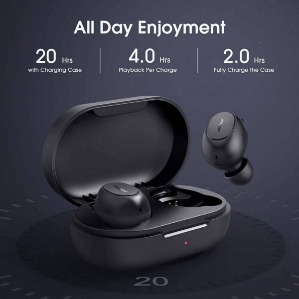Mpow bluetooth slušalke Mdots BH510A TWS IPX6 stereo črne - Image 2