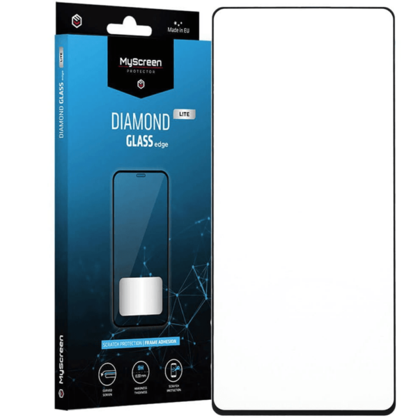 My Screen protector Diamond Lite ZAŠČITNO KALJENO STEKLO Xiaomi Redmi Note 14 - Edge Full Glue - Image 2