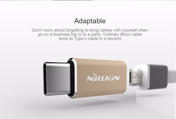 Nillkin adapter Type C - MicroUSB siv