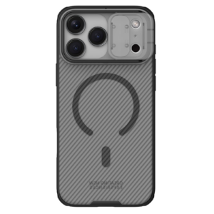 Nillkin CamShield PRO Magnetic ovitek za Apple iPhone 17 Pro Max / 18 Pro Max – prozorno črn