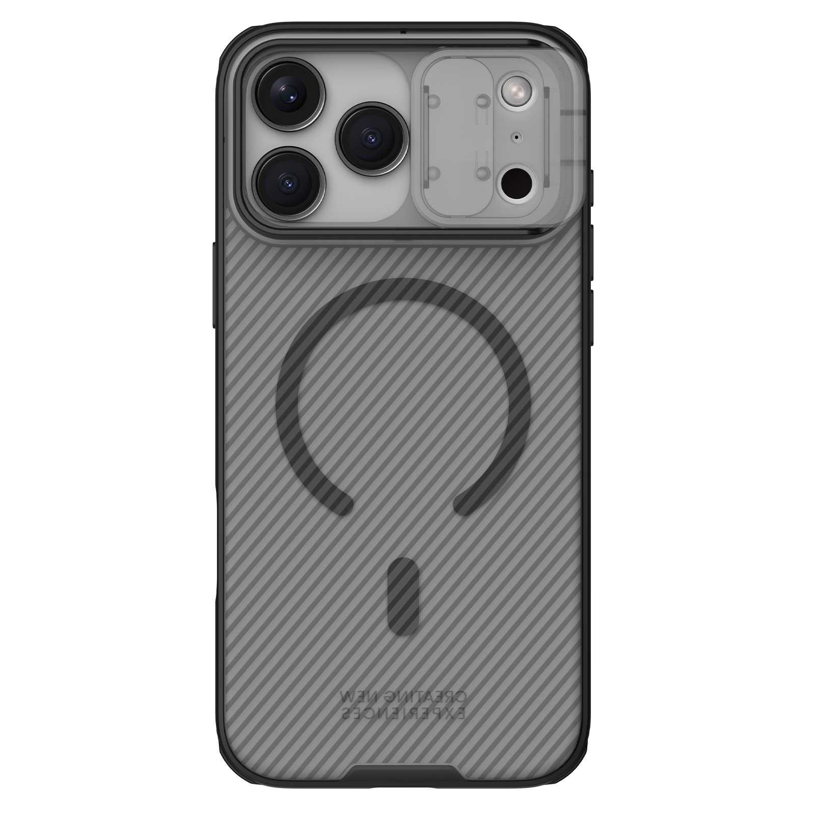 Nillkin CamShield PRO Magnetic ovitek za Apple iPhone 17 Pro Max / 18 Pro Max – prozorno črn – fotografija 1