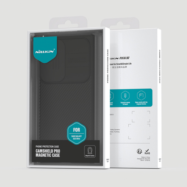 Nillkin CamShield Pro (PC + TPU) Magnetic zaščita za Samsung Galaxy S24 Ultra 5G - črna - Image 5