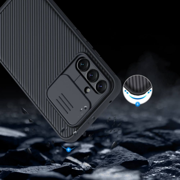 Nillkin CamShield Pro (PC + TPU) zaščita za Samsung Galaxy A54 - črna - Image 3