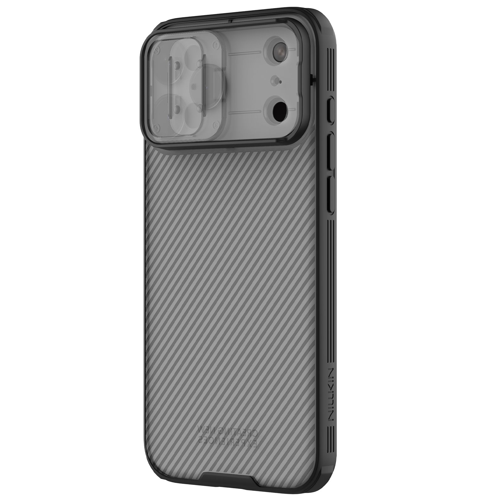 Nillkin CamShield PRO ovitek za Apple iPhone 17 Pro Max / 18 Pro Max – prozorno črn – fotografija 2
