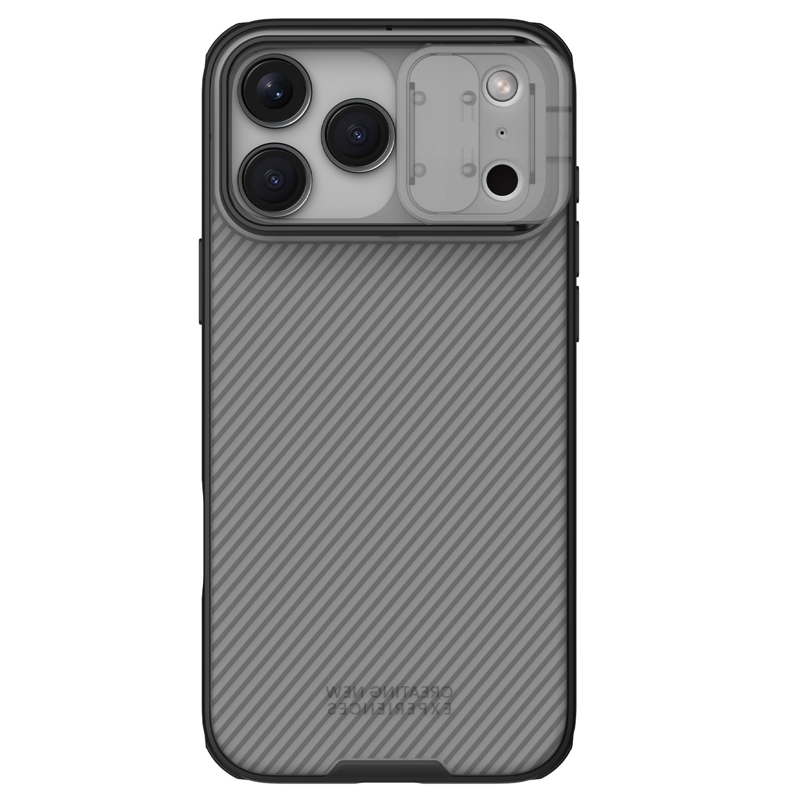 Nillkin CamShield PRO ovitek za Apple iPhone 17 Pro Max / 18 Pro Max – prozorno črn – fotografija 1