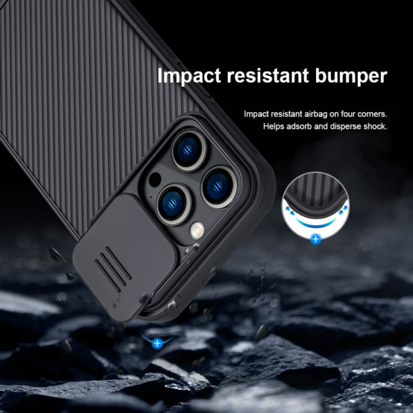 Nillkin CamShield zaščita za iPhone 14 Pro - črn - Image 5