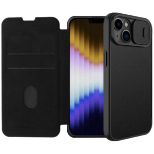 Nillkin preklopna torbica QIN Pro z zaščito kamere za iPhone 14 Plus 6.7 - črna
