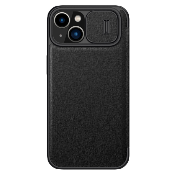 Nillkin preklopna torbica QIN Pro z zaščito kamere za iPhone 14 Plus 6.7 - črna - Image 2