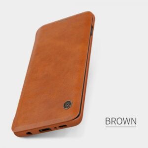 Nillkin preklopna torbica QIN za Samsung Galaxy S10 Plus G975 rjava