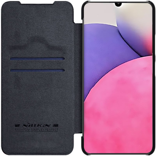 Nillkin preklopna torbica QIN za Samsung Galaxy A13 LTE A135 - črna - Image 5