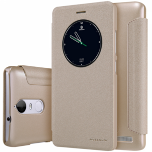 Nillkin preklopna torbica z okenčkom za Lenovo VIBE K5 Note zlata