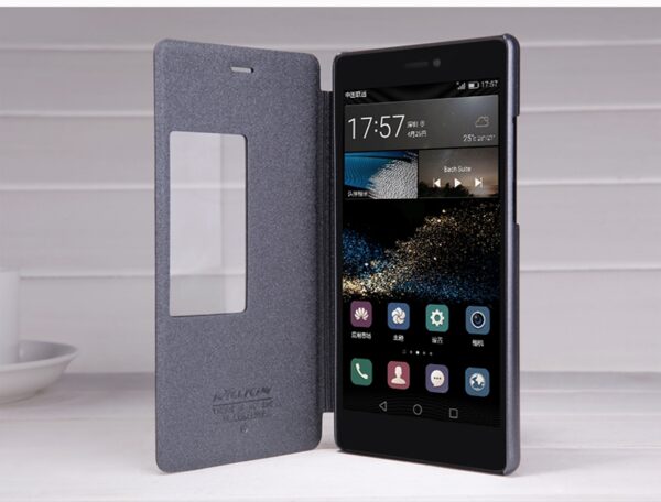Nillkin preklopna torbica z okenčkom za Huawei Ascend P8 črna - Image 3