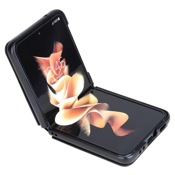 Nillkin QIN usnjen ovitek za Samsung Galaxy Z Flip 4 - črn - Image 4