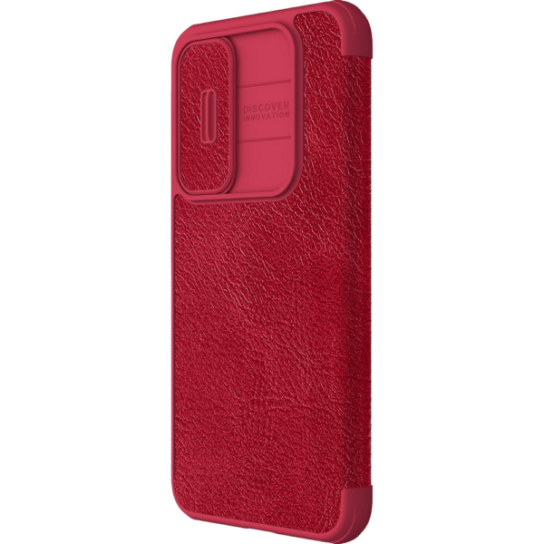 Nillkin preklopna torbica QIN Pro z zaščito kamere za Samsung Galaxy A55 - rdeča - Image 6